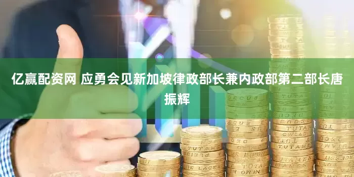 亿赢配资网 应勇会见新加坡律政部长兼内政部第二部长唐振辉