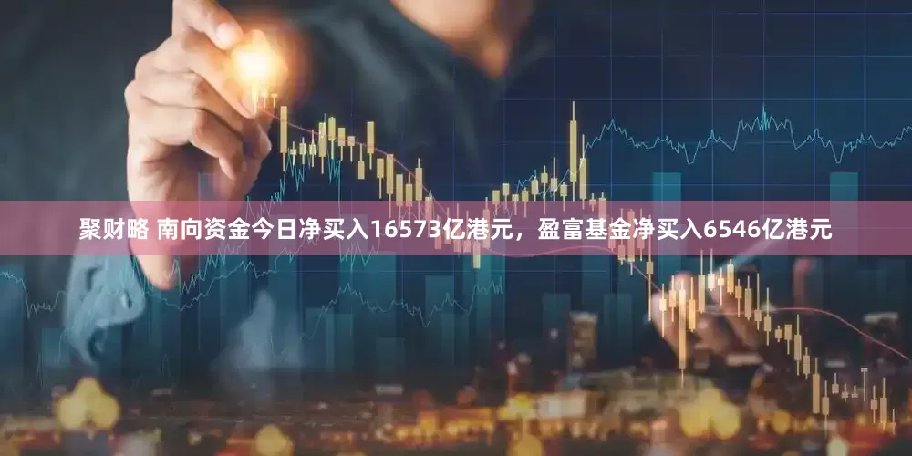 聚财略 南向资金今日净买入16573亿港元,盈富基金净买入6546亿港元