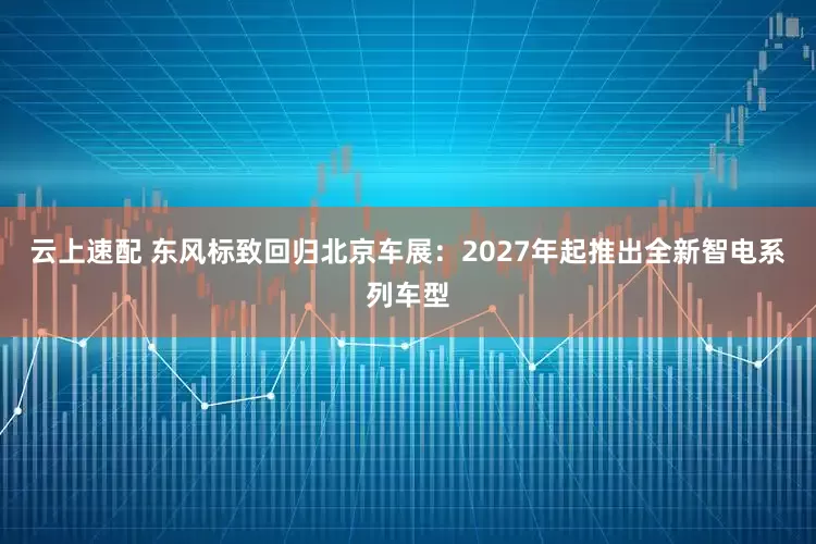 云上速配 东风标致回归北京车展：2027年起推出全新智电系列车型